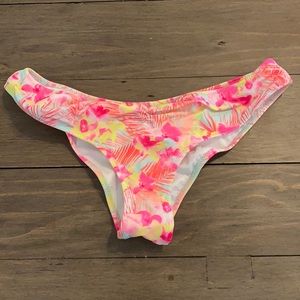 VSPINK Neon hawaiian print bikini bottoms